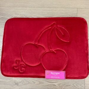 Juicy Couture Red Cherry Embossed Mat